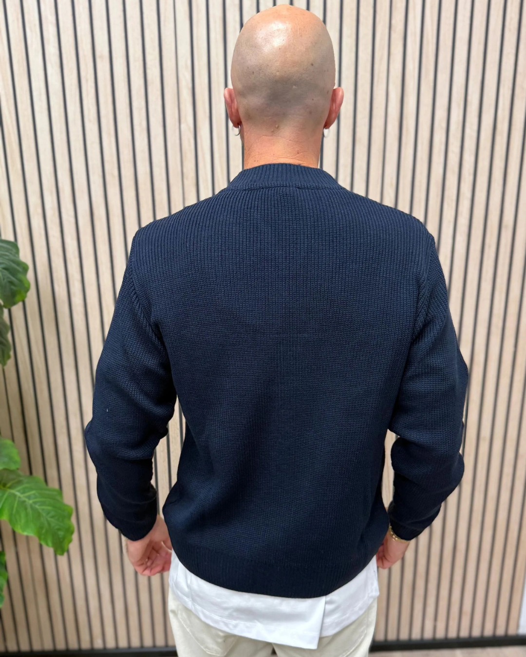 Cárdigan Clásico de Punto para Hombre