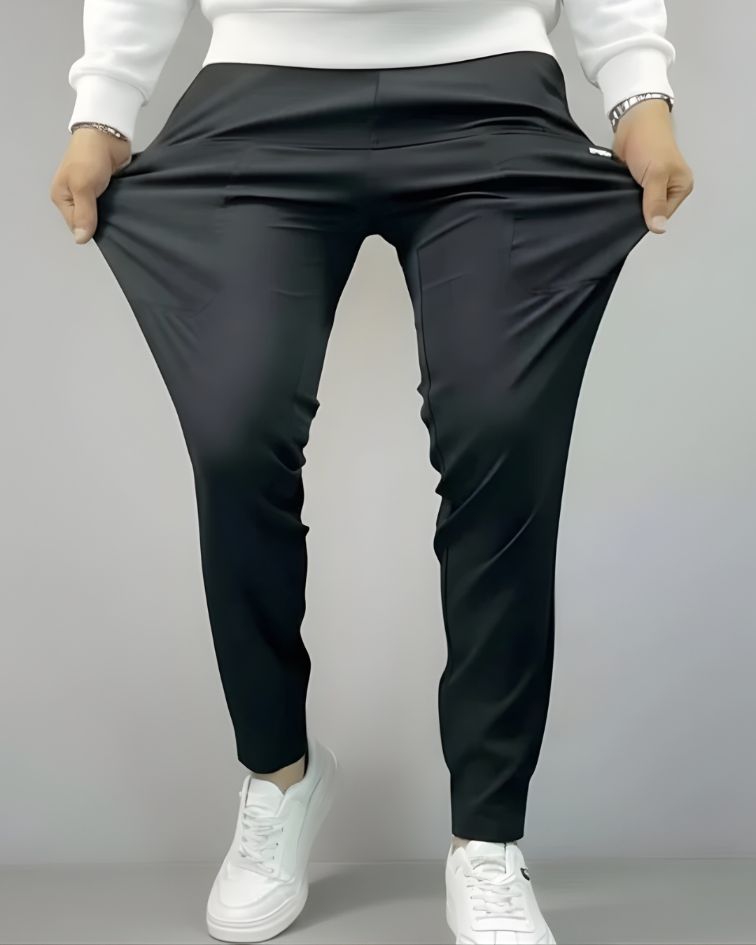 Pantalones elásticos premium ajustados