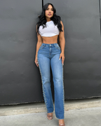 Pantalón Alana Perlas y Cristales