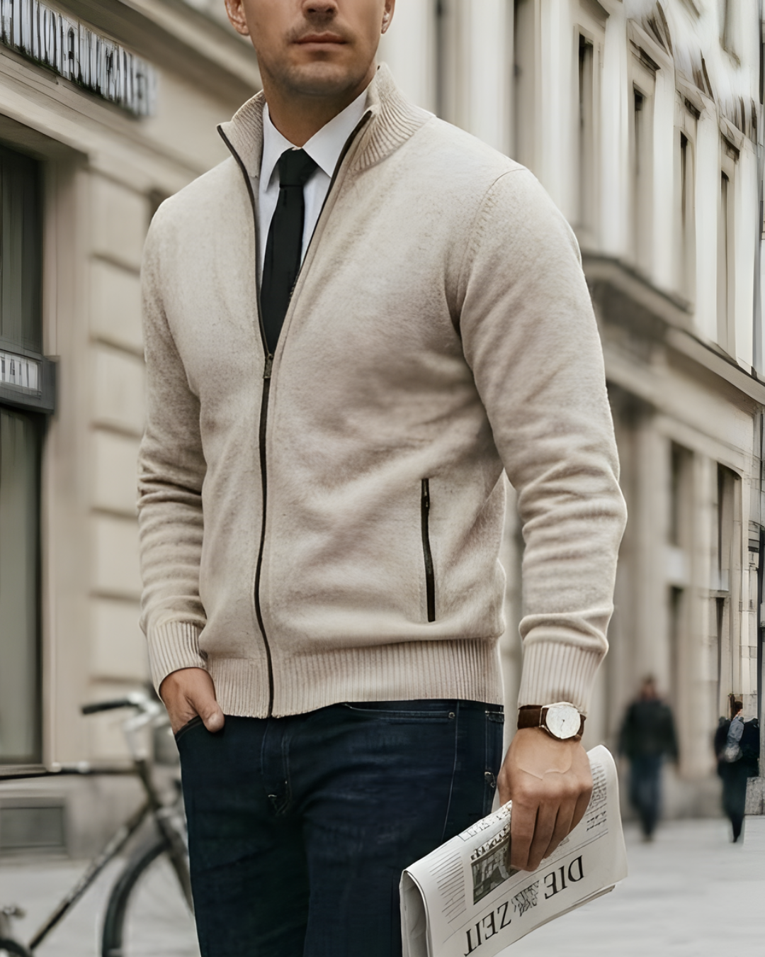 Cárdigan Premium de Punto Fino para Hombre