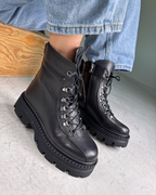 Botas con tacón alto y forro polar para mujer®