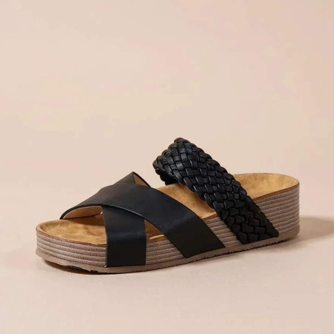 Sandalias de Cuero con Plataforma Sienne®