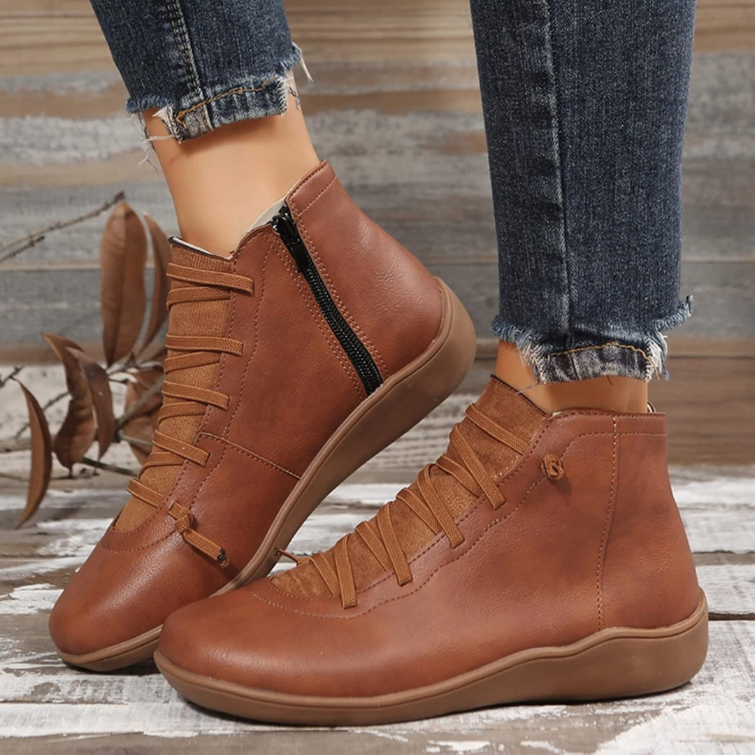 Botines con suela cómoda para mujer