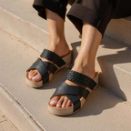Sandalias de Cuero con Plataforma Sienne®