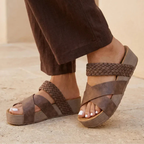 Sandalias de Cuero con Plataforma Sienne®