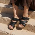 Sandalias de Cuero con Plataforma Sienne®