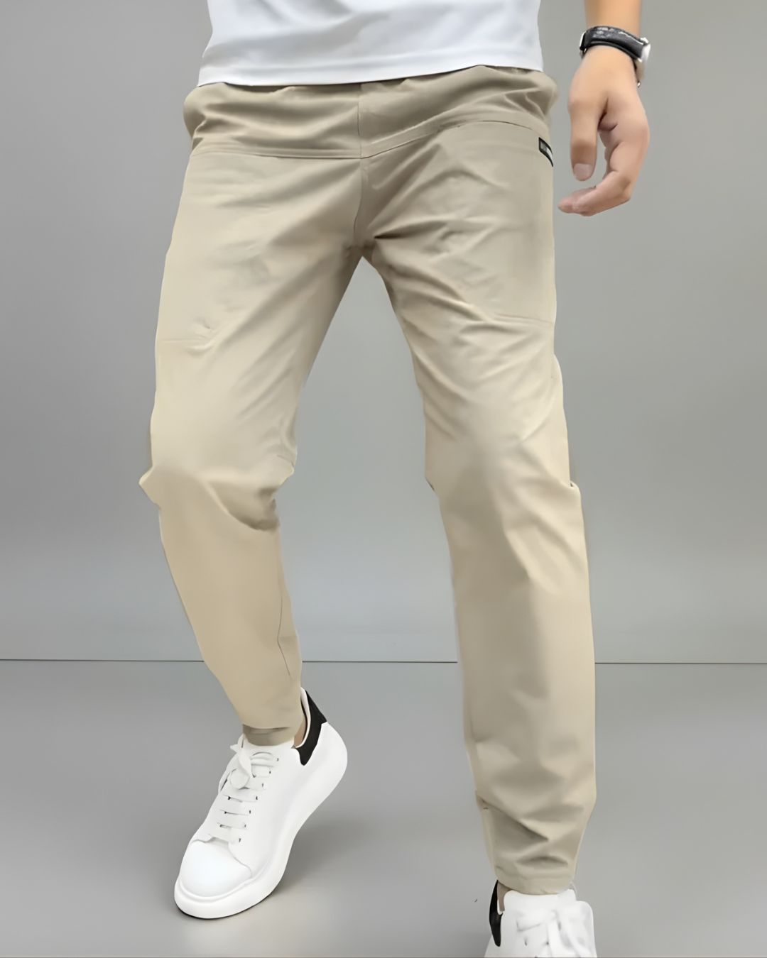 Pantalones elásticos premium ajustados